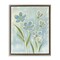 Stupell Industries Blue Petals Contour Floating Frame, design by Kim Allen